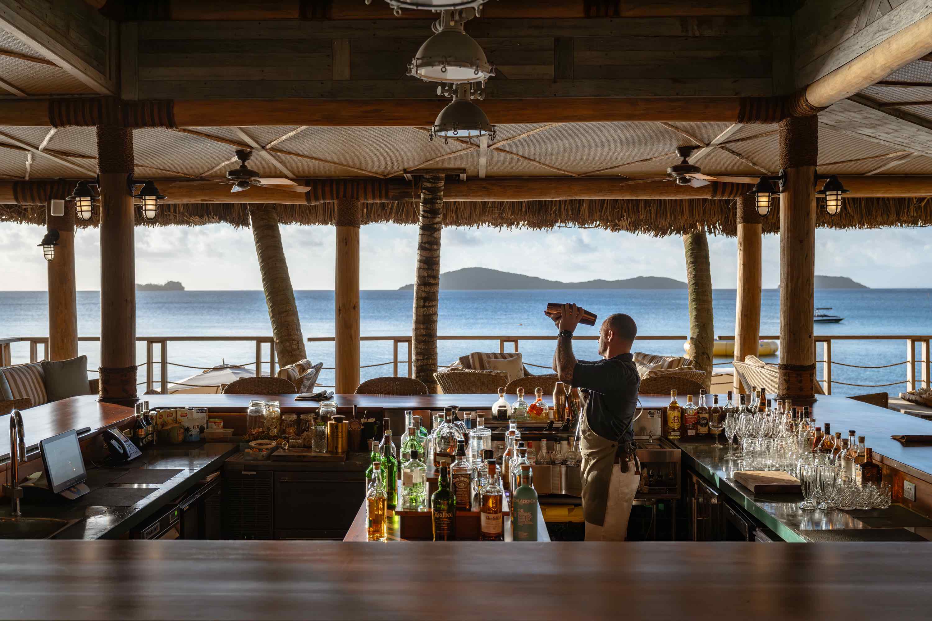 Kokomo Island Resort Sunset Bar Kokomo Island Resort