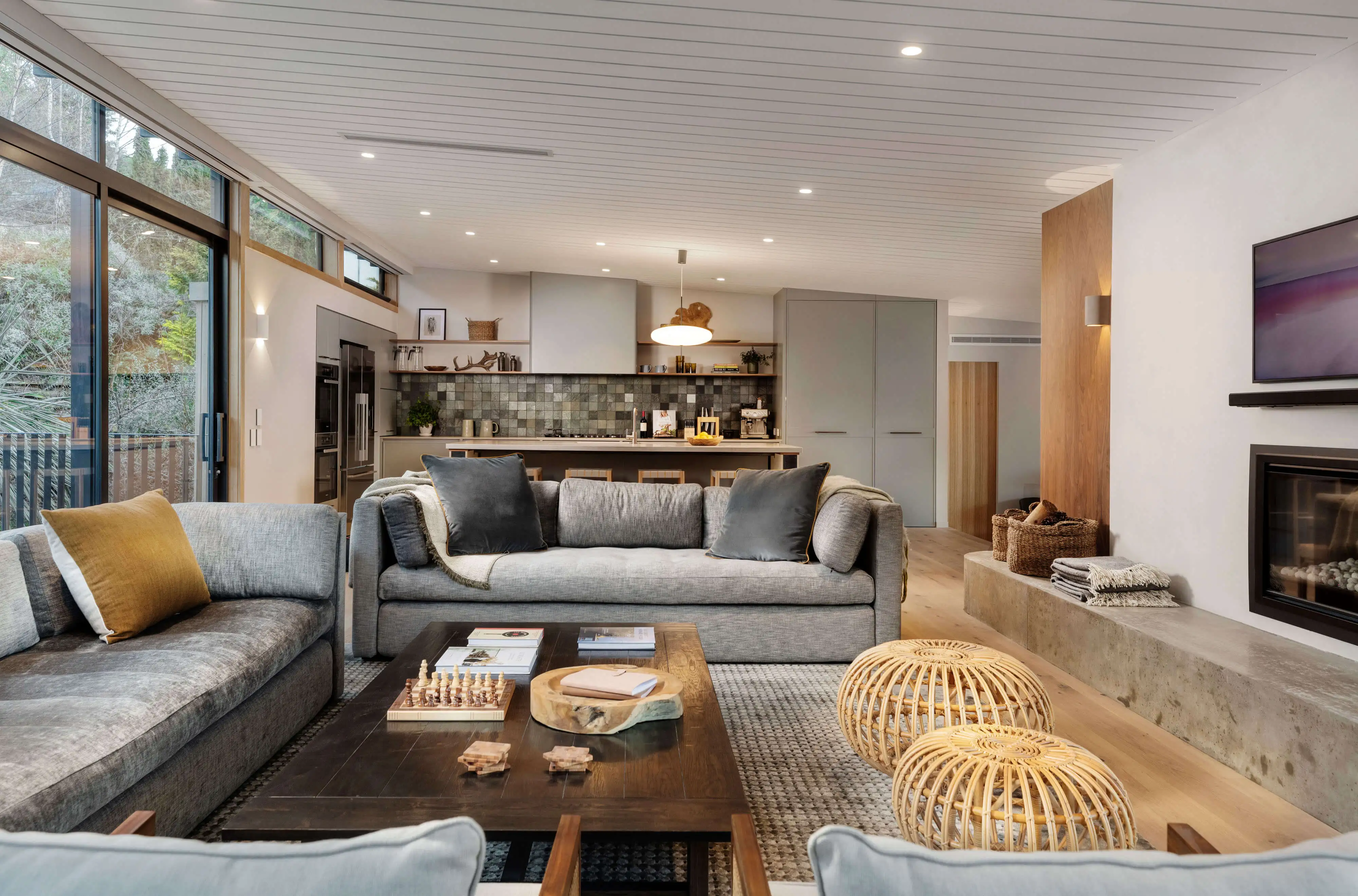 Luxury Queenstown Accommodation Matariki Residence Main Lounge