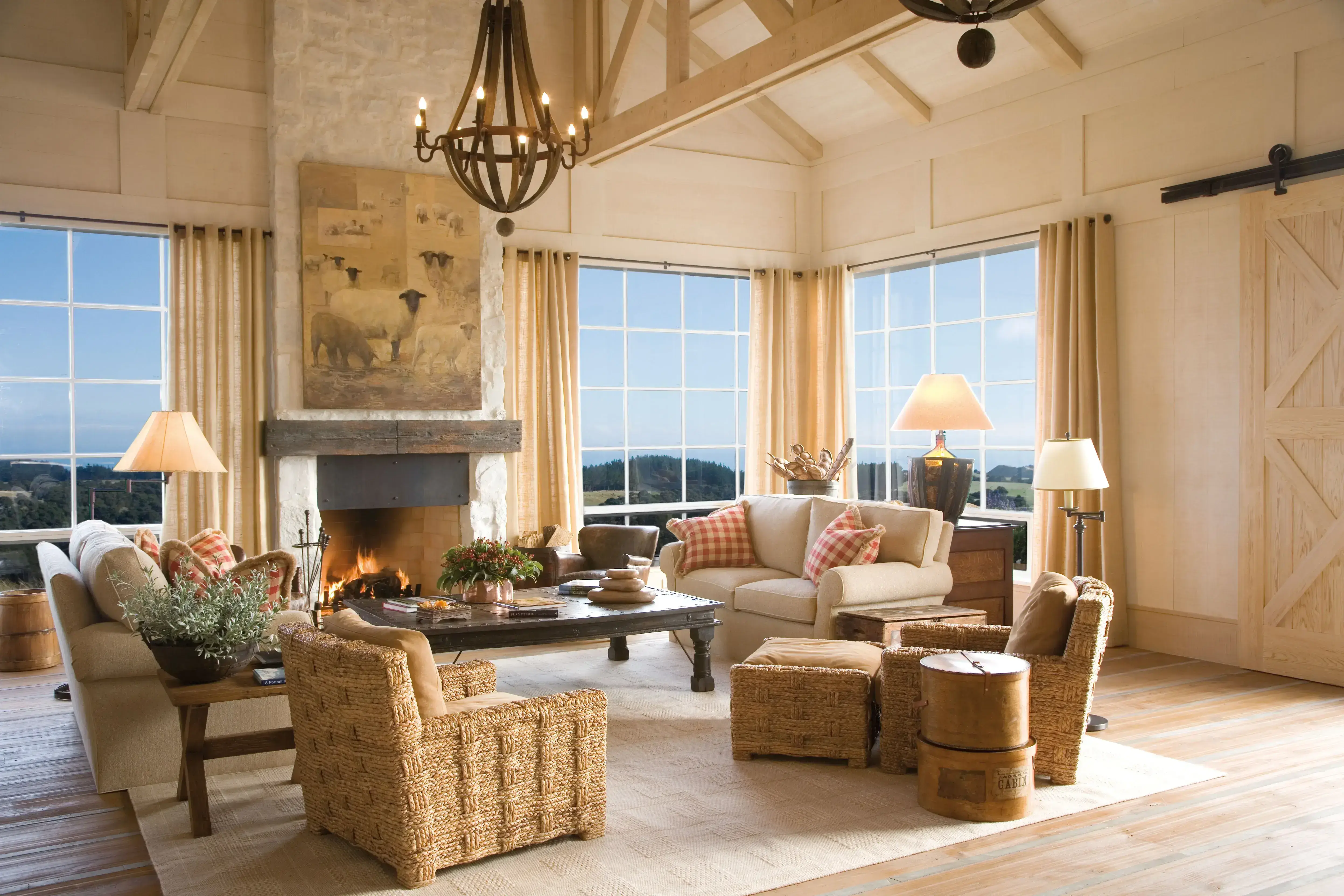 Cape Kidnappers Owners Cottage Lounge