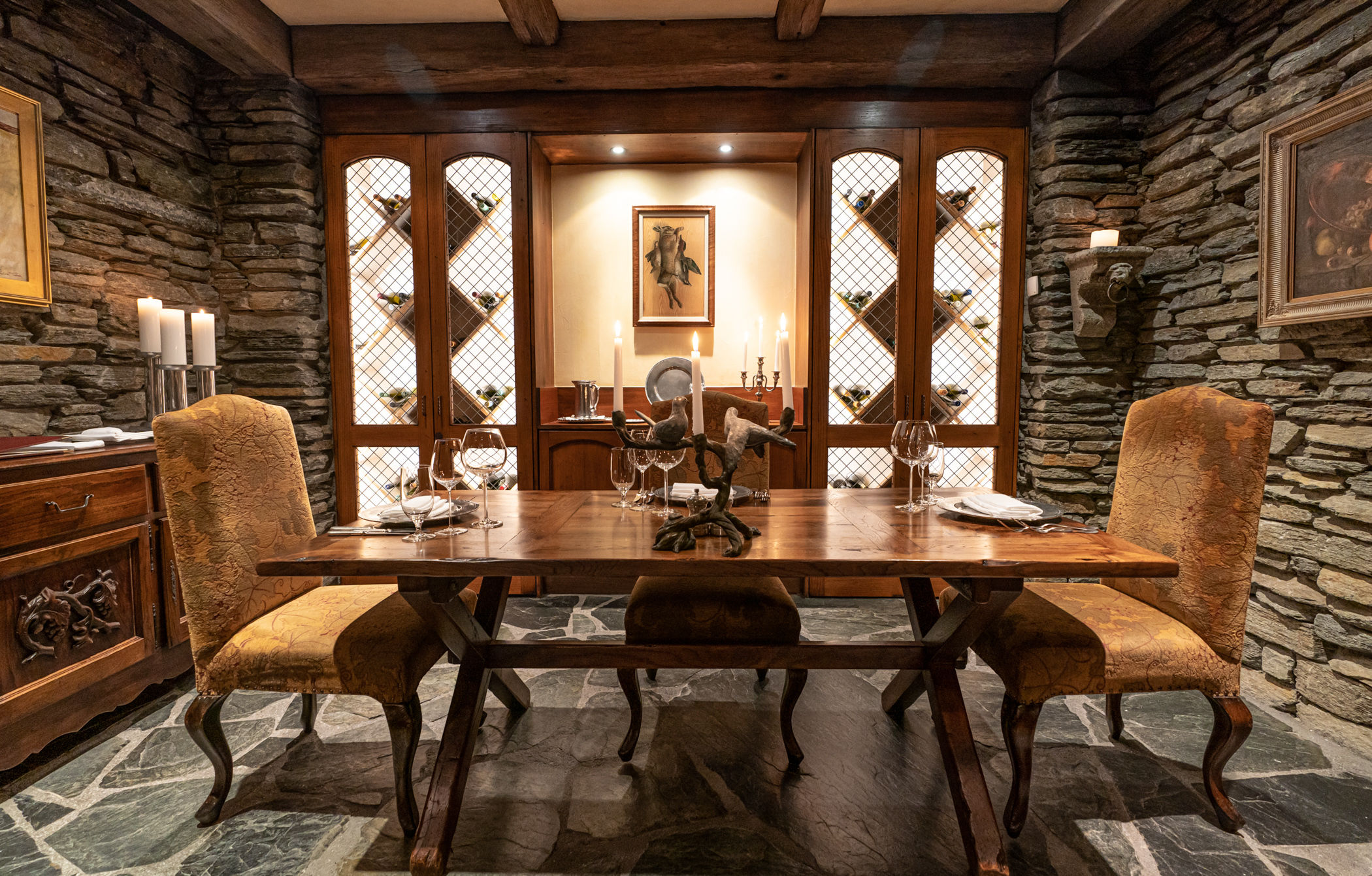 Blanket Bay Wine Cave Dining